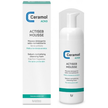 Ceramol Acne Actiseb Mousse detergente pelle acneica