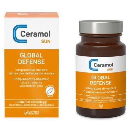 Ceramol Global Defence 30 compresse - Integratore per la pelle