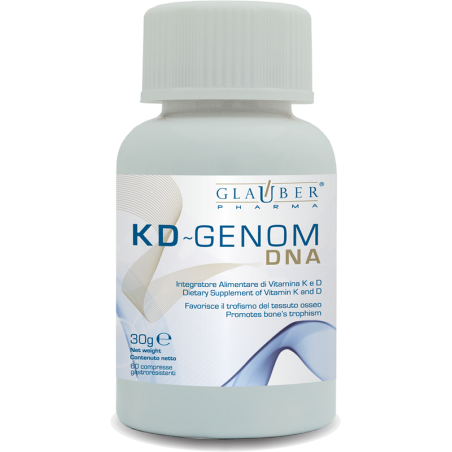 Kd-Genom + 60 compresse - Integratore di vitamina K e vitamina D Kd-Genom + 60 compresse - Integratore di vitamina K e vitamina D