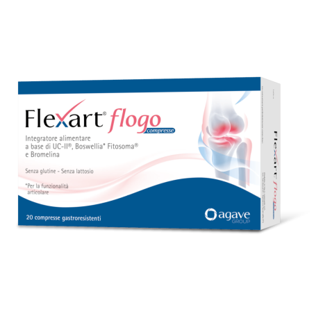 Agave Flexart Flogo integratore per la funzionalità articolare 20 compresse Agave Flexart Flogo integratore per la funzionalità articolare 20 compresse