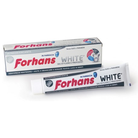 Forhans White Dentifricio triplice azione ultra sbiancante 75 ml