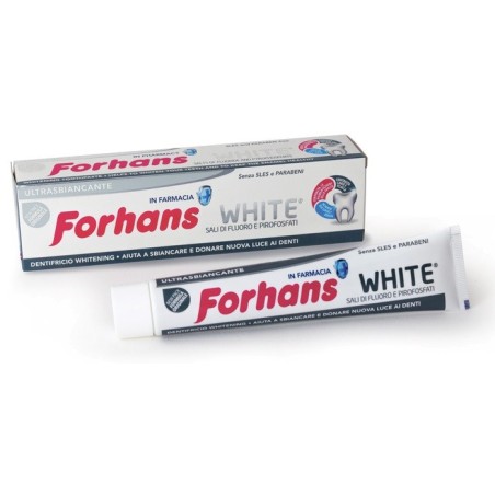 Forhans White Dentifricio triplice azione ultra sbiancante 75 ml