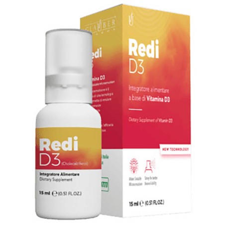 Redi D3 Spray 15 ml - Integratore di vitamina D3 Redi D3 Spray 15 ml - Integratore di vitamina D3