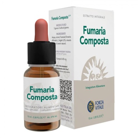 Forza Vitale Ecosol Fumaria composta gocce 10 ml Forza Vitale Ecosol Fumaria composta gocce 10 ml