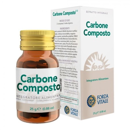 Forza Vitale Ecosol Carbone Composto 60 compresse Forza Vitale Ecosol Carbone Composto 60 compresse