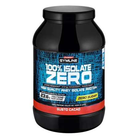 Enervit Gymline 100% Whey Isolate Zero zucchero proteine gusto cacao 900 g Enervit Gymline 100% Whey Isolate Zero zucchero proteine gusto cacao 900 g
