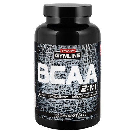 Enervit Gymline BCAA 2 1 1 integratore per metabolismo delle proteine 300 compresse Enervit Gymline BCAA 2 1 1 integratore per metabolismo delle proteine 300 compresse
