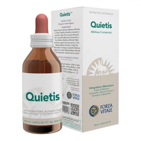 Forza Vitale Ecosol Quietis melissa composta gocce 100 ml Forza Vitale Ecosol Quietis melissa composta gocce 100 ml