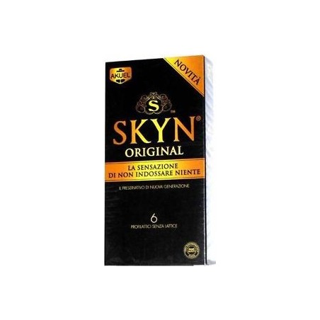 Akuel Skin Original profilattico in lattice ultra sottile di qualità 6 pezzi Akuel Skin Original profilattico in lattice ultra sottile di qualità 6 pezzi