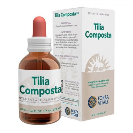 Forza Vitale Ecosol Tilia composta gocce 50 ml Forza Vitale Ecosol Tilia composta gocce 50 ml