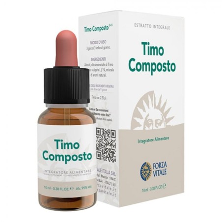 Forza Vitale Ecosol Timo composto gocce 10 ml Forza Vitale Ecosol Timo composto gocce 10 ml