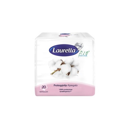 Laurella Proteggislip in cotone ripiegato assorbenti ipoallergenici 100% assorbenza 20 pezzi Laurella Proteggislip in cotone ripiegato assorbenti ipoallergenici 100% assorbenza 20 pezzi