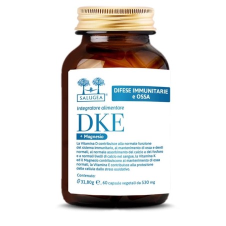 Salugea Dke + Magnesio integratore per benessere del sistema immunitario 60 capsule Salugea Dke + Magnesio integratore per benessere del sistema immunitario 60 capsule