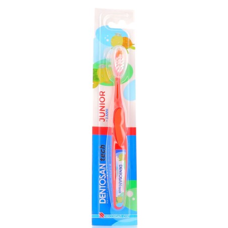 Dentosan Tech Junior spazzolino da denti per bambini sopra i 3 anni 1 pezzo Dentosan Tech Junior spazzolino da denti per bambini sopra i 3 anni 1 pezzo