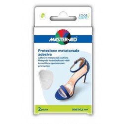 Master-Aid Protezione metatarsale adesiva in gel per tacchi alti 1 paio misura unica