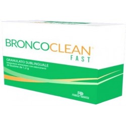 Broncoclean Fast Granulato sublinguale per fluidità delle secrezioni bronchiali 24 bustine