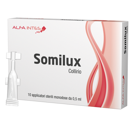 Somilux Collirio Lubrificante 10 applicatori sterili monodose da 0,5 ml Somilux Collirio Lubrificante 10 applicatori sterili monodose da 0,5 ml