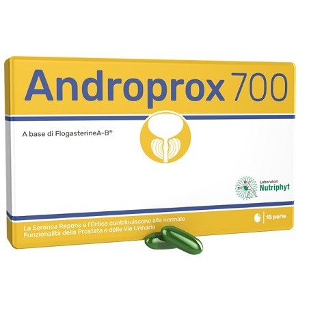 Androprox 700 integratore per fertilità maschile 15 perle softgel Androprox 700 integratore per fertilità maschile 15 perle softgel