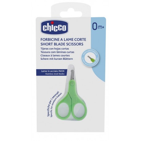 Chicco Forbicine a lame corte in acciaio inox per unghie dei bambini 1 pezzo