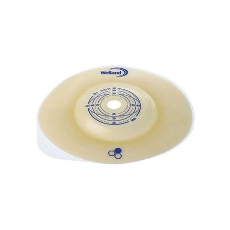 Teleflex Medical Placca Per Colostomia convessa ritagliabile Aurum2 diametro 13-35 mm flangia 55 mm 5 pezzi