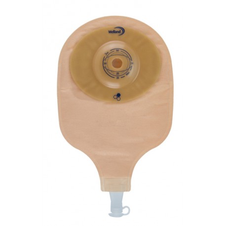 Teleflex Medical Sacca per urostomia trasparente ritagliabile aurum profile uro midi diametro 13-25 mm 10 pezzi