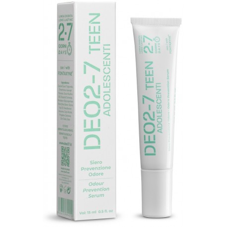 Deo 2-7 TEEN - Siero deodorante per la prevenzione dei cattivi odori per adolescenti 15 ml