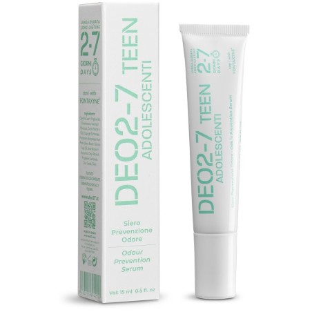 Deo 2-7 TEEN - Siero deodorante per la prevenzione dei cattivi odori per adolescenti 15 ml Deo 2-7 TEEN - Siero deodorante per la prevenzione dei cattivi odori per adolescenti 15 ml