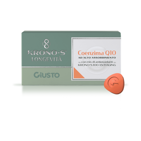 Giusto Kronos Coenzima Q10 - Integratore anti ossidante 20 compresse