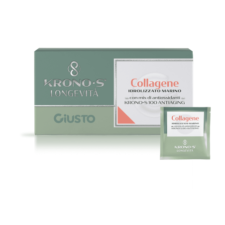 Giusto Kronos Collagene marino - Integratore anti age per la pelle 10 bustine Giusto Kronos Collagene marino - Integratore anti age per la pelle 10 bustine