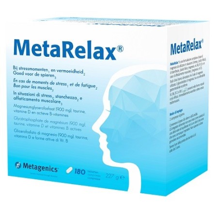 Metagenics Metarelax integratore per stanchezza e affaticamento muscolare 180 compresse Metagenics Metarelax integratore per stanchezza e affaticamento muscolare 180 compresse