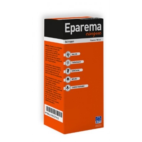 Eparema Cinque sciroppo integratore per il transito intestinale 180 g