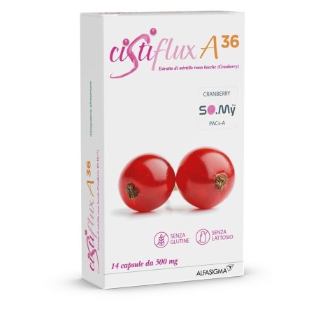 Alfasigma Cistiflux A 36 integratore per il benessere delle vie urinarie 14 capsule Alfasigma Cistiflux A 36 integratore per il benessere delle vie urinarie 14 capsule