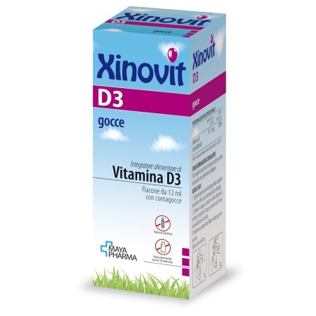 Xinovit D3 integratore per sistema immunitario 12 ml gocce Xinovit D3 integratore per sistema immunitario 12 ml gocce