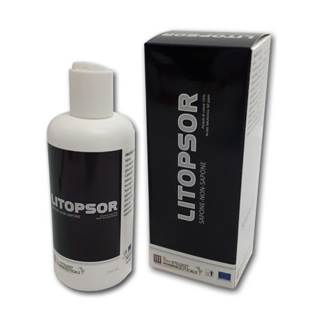 Litopsor Sapone Non Sapone detergente poco schiumogeno per zone intime 250 ml