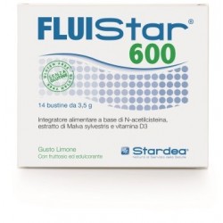 Stardea Fluistar 600 integratore per secrezioni bronchiali 14 bustine