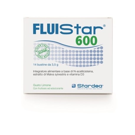 Stardea Fluistar 600 integratore per secrezioni bronchiali 14 bustine