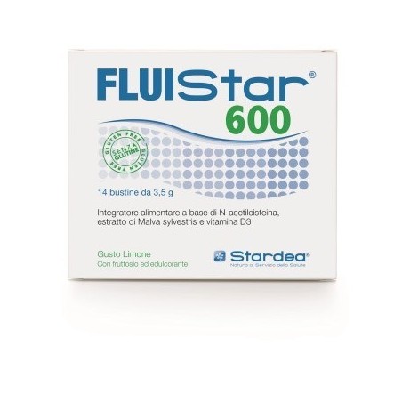 Stardea Fluistar 600 integratore per secrezioni bronchiali 14 bustine