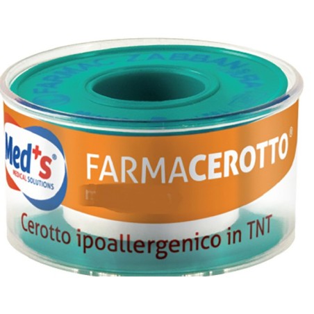 Meds Farmacerotto in TNT bianco per fissaggio di medicazioni 500 x 2,5 cm Meds Farmacerotto in TNT bianco per fissaggio di medicazioni 500 x 2,5 cm