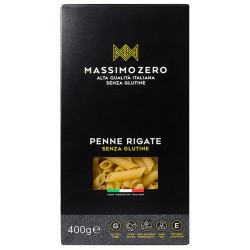 Massimo Zero Penne Rigate senza glutine né additivi e OGM 400 g