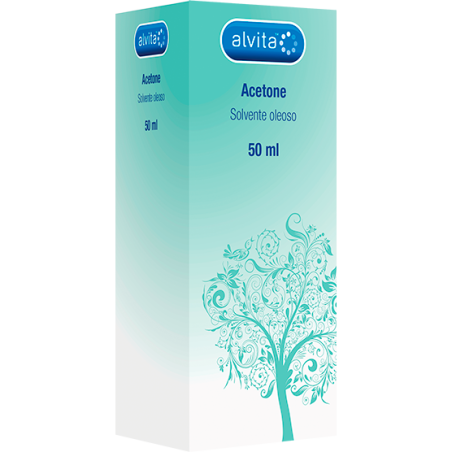 Alvita Acetone solvente oleoso protettivo per unghie 50 ml Alvita Acetone solvente oleoso protettivo per unghie 50 ml