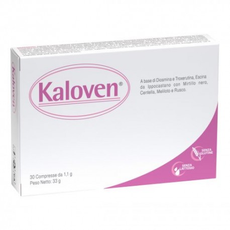 Terbiol Farmaceutici Kaloven integratore per il benessere delle vene 30 compresse