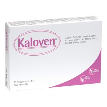 Terbiol Farmaceutici Kaloven integratore per il benessere delle vene 30 compresse Terbiol Farmaceutici Kaloven integratore per il benessere delle vene 30 compresse