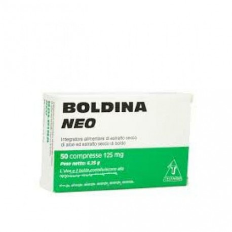 Teofarma Boldina Neo integratore contro la stitichezza occasionale 50 compresse 125 mg