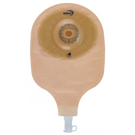 Teleflex Medical Sacca per urostomia trasparente pretagliata aurum uro con miele di manuka diametro 25 mm 10 pezzi
