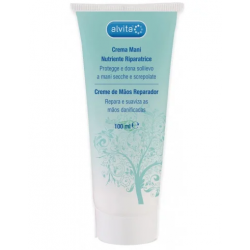 Alvita Crema Mani Nutriente Riparatrice per Mani Secche e Screpolate 100ml