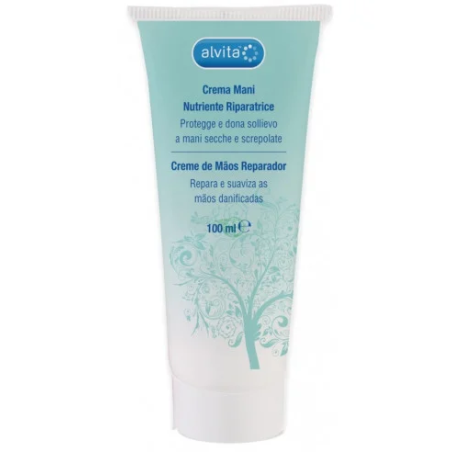 Alvita Crema Mani Nutriente Riparatrice per Mani Secche e Screpolate 100ml Alvita Crema Mani Nutriente Riparatrice per Mani Secche e Screpolate 100ml