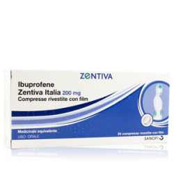 Ibuprofene Zentiva 200 mg 24 compresse rivestite con film