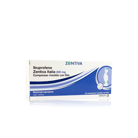 Ibuprofene Zentiva 200 mg 24 compresse rivestite con film