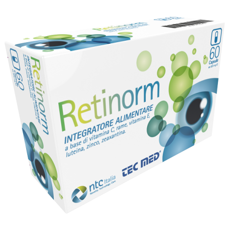 Retinorm integratore per la capacità visiva 60 capsule sa 600 mg Retinorm integratore per la capacità visiva 60 capsule sa 600 mg