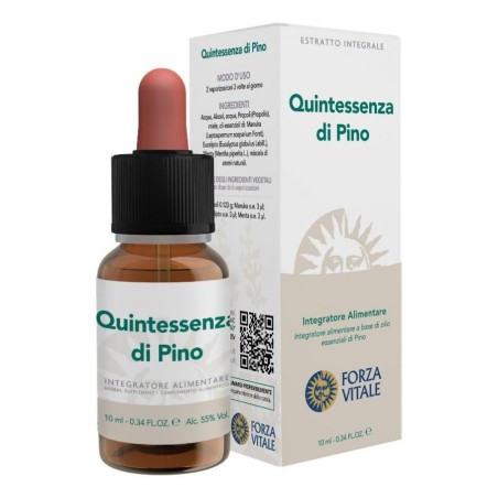 Forza Vitale Ecosol Quintessenza di pino gocce 10 ml Forza Vitale Ecosol Quintessenza di pino gocce 10 ml
